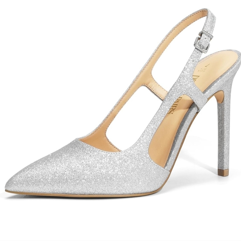 DREAM PAIRS Close Pointed Toe High Stiletto Slingback Heels Size 9